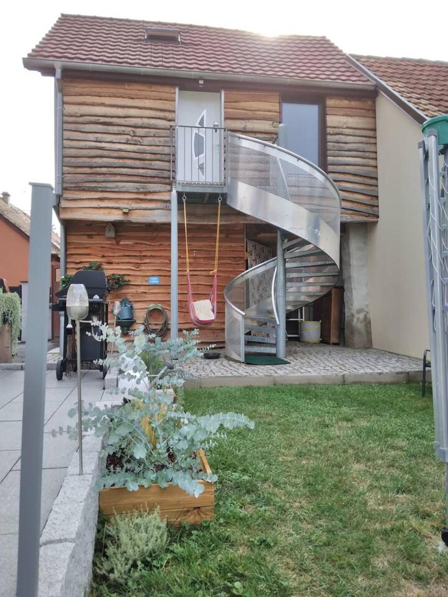 Appartement Cosy Wintzenheim + Terrasse Exterior foto