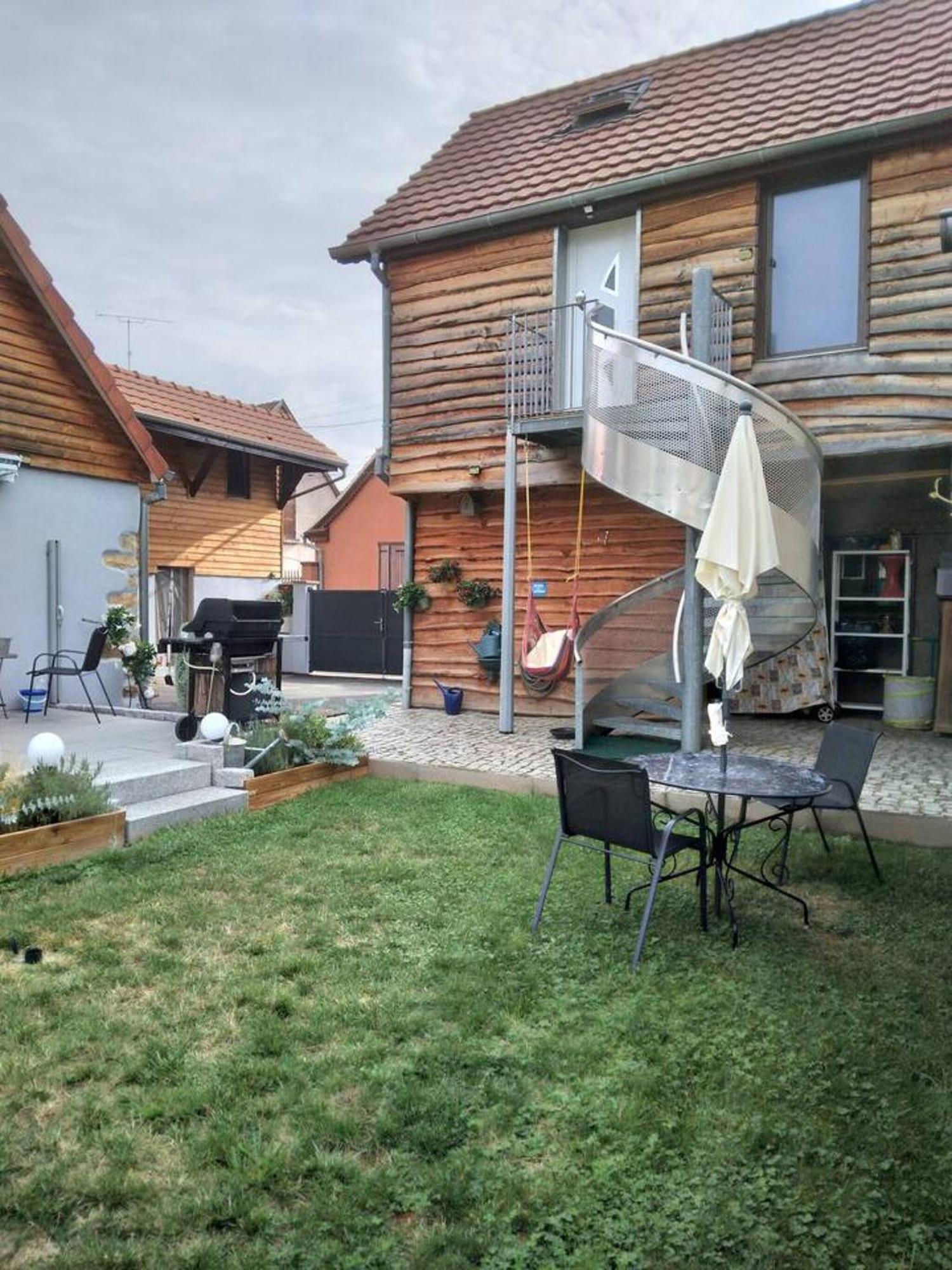 Appartement Cosy Wintzenheim + Terrasse Exterior foto